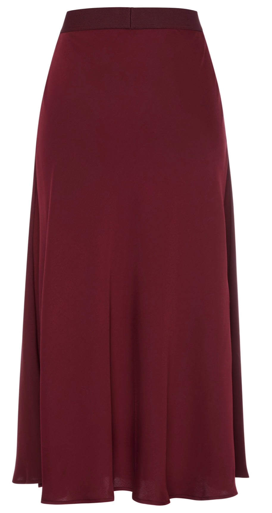 MIDI SKIRT - LIGHT BORDEAUX