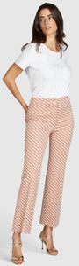 Graphic jacquard jersey trousers