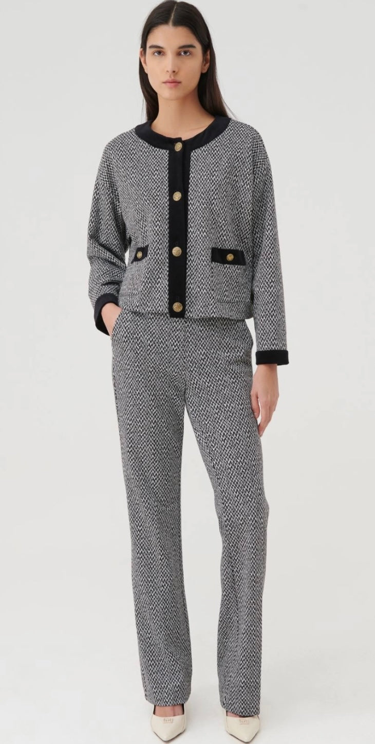 Jacquard trousers
