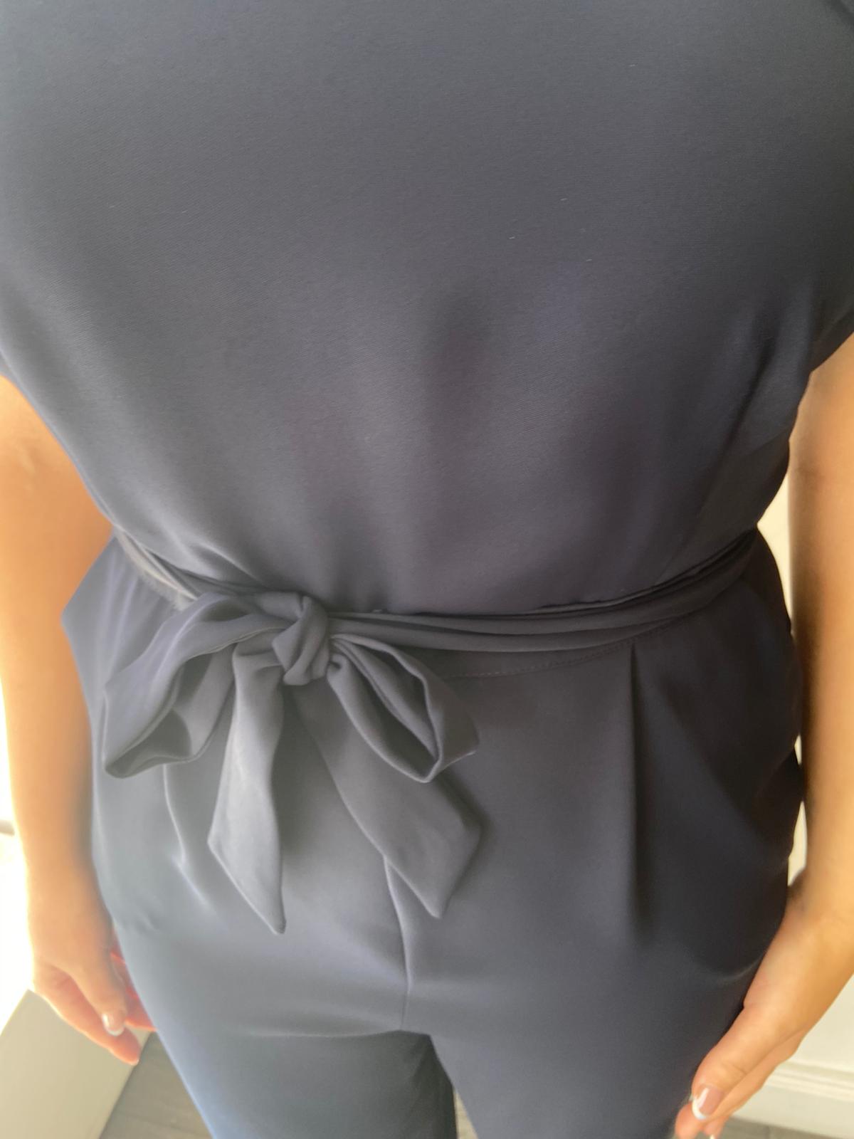 Frank Lyman Navy Jumpsuit
