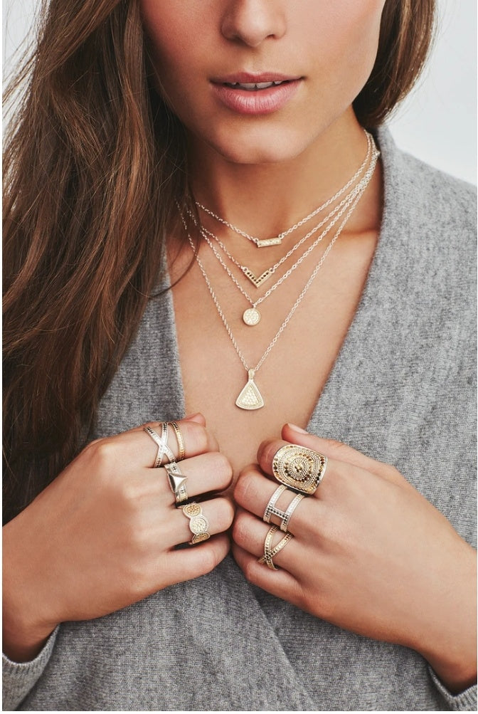 Classic Small Bar Necklace - Reversible
