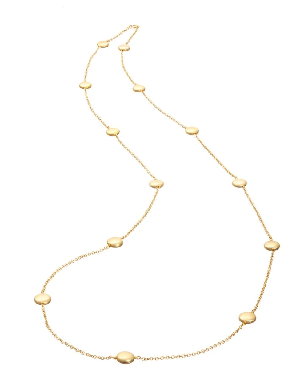 Gold Disc Necklace
