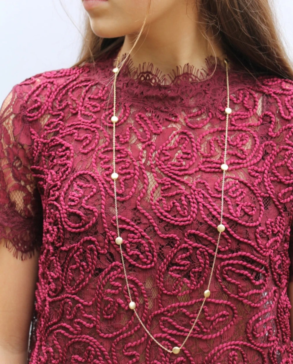 Gold Disc Necklace