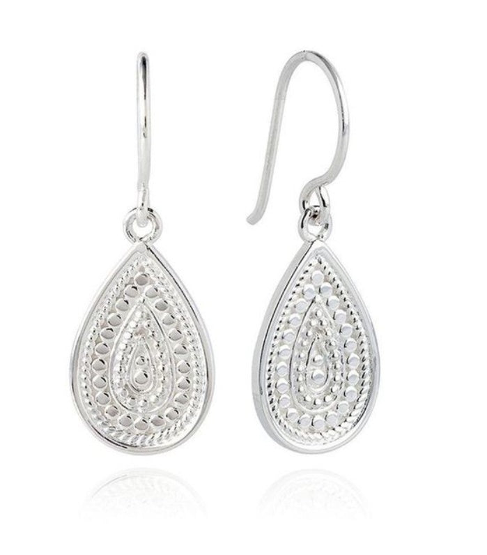 Anna Beck Classic Teardrop Earrings in Silver