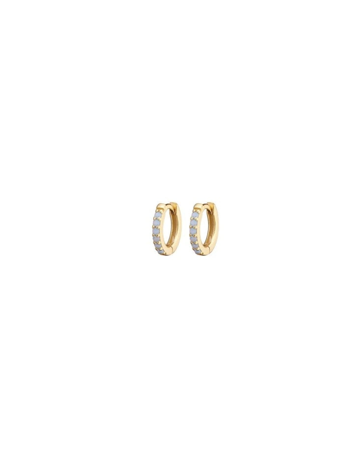 Gold opal mini huggies