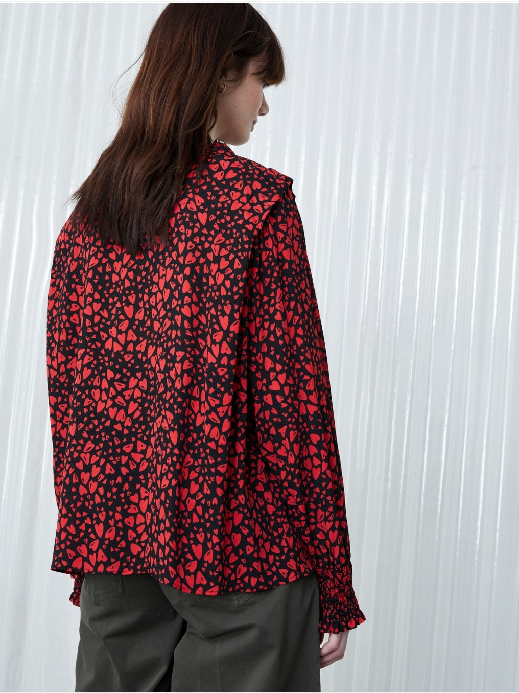 Hull printed blouse
