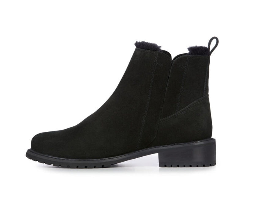 EMU Australia Pioneer Leather Boot in Black