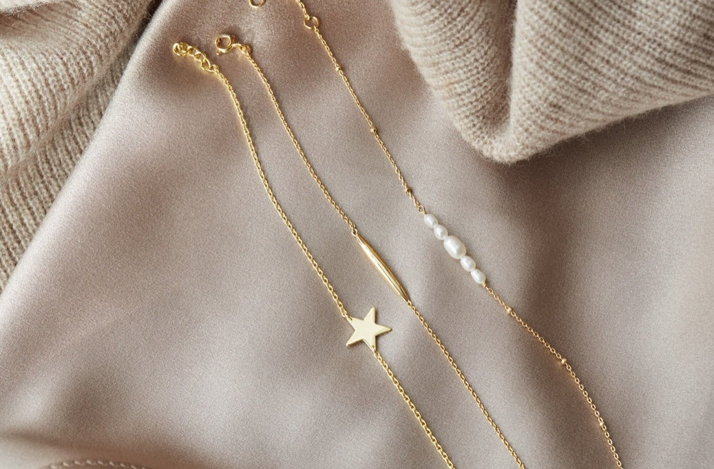 Gold Pearl Bracelet
