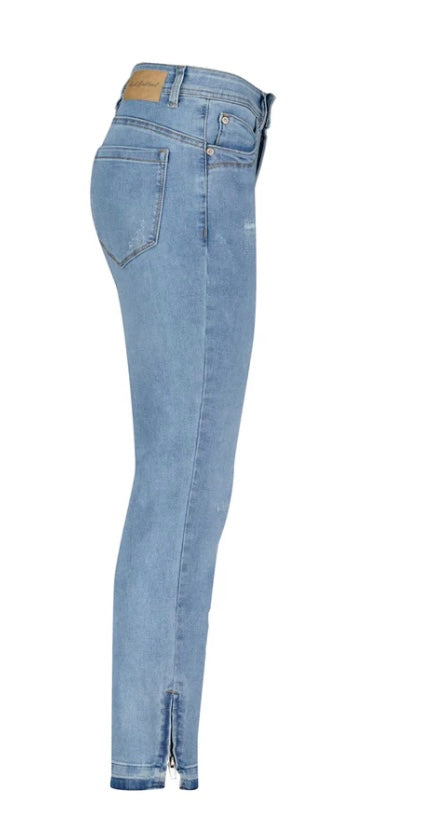 Red Button Laila Bleach Jeans