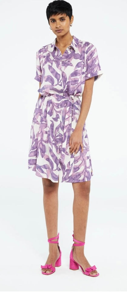 Boyfriend Dress Leaf Deluxe More in this print