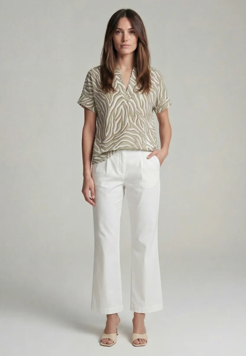 Marc Aurel print blouse