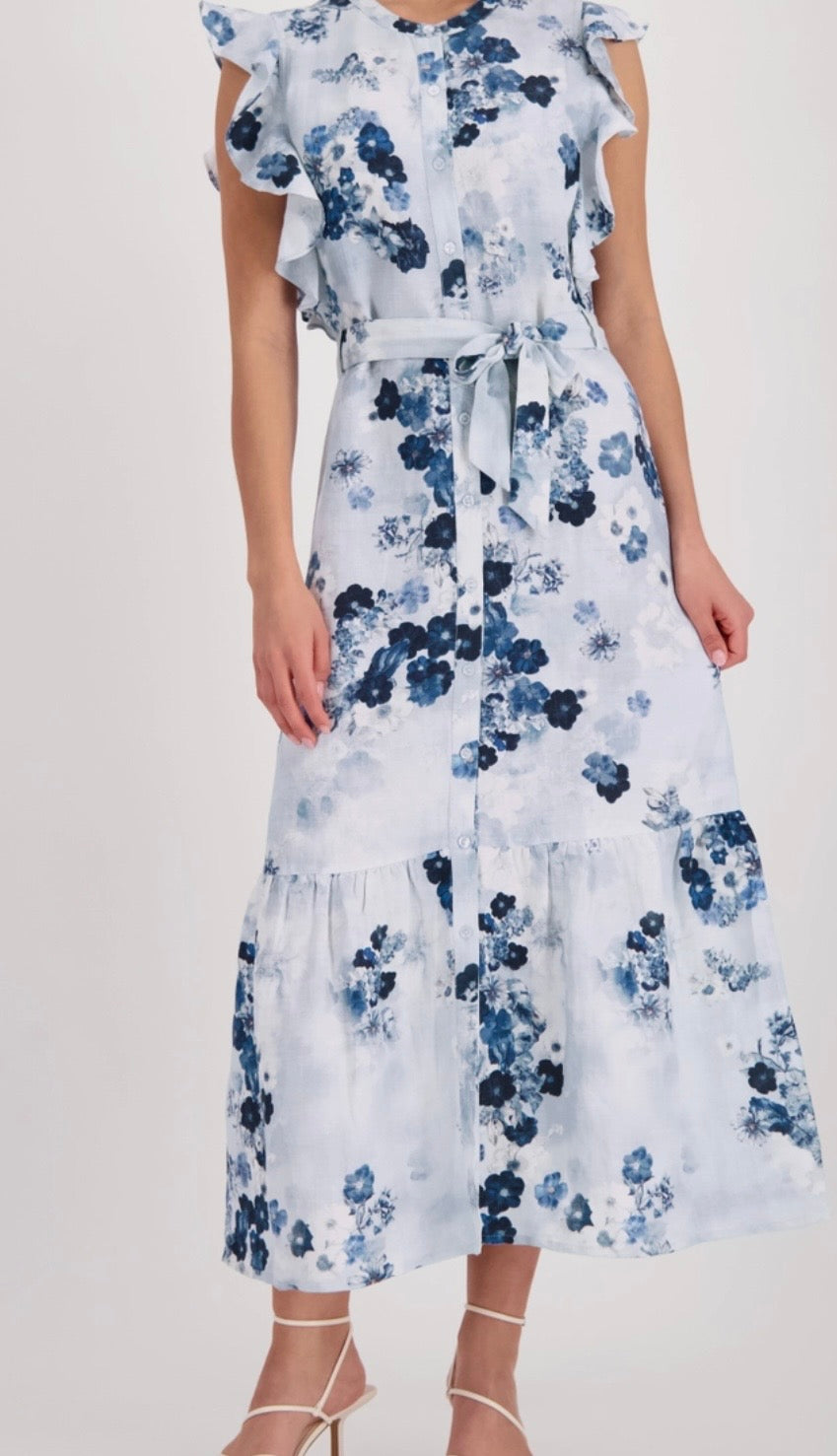 DRESS WITH FLORAL PATTERN
COLOR: Sea side pattern