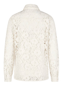 Cream lace blouse