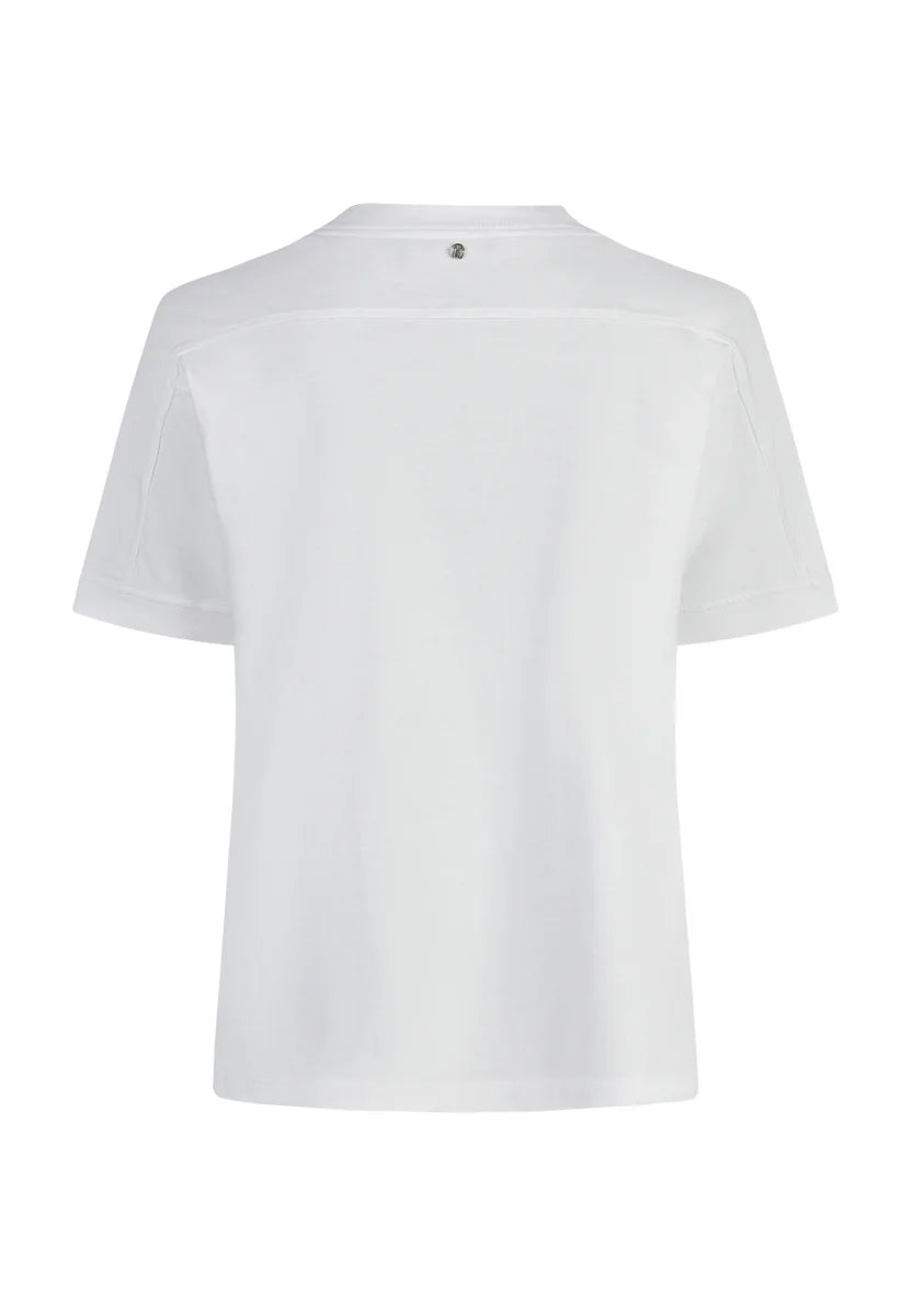 Shirt with rose artwork