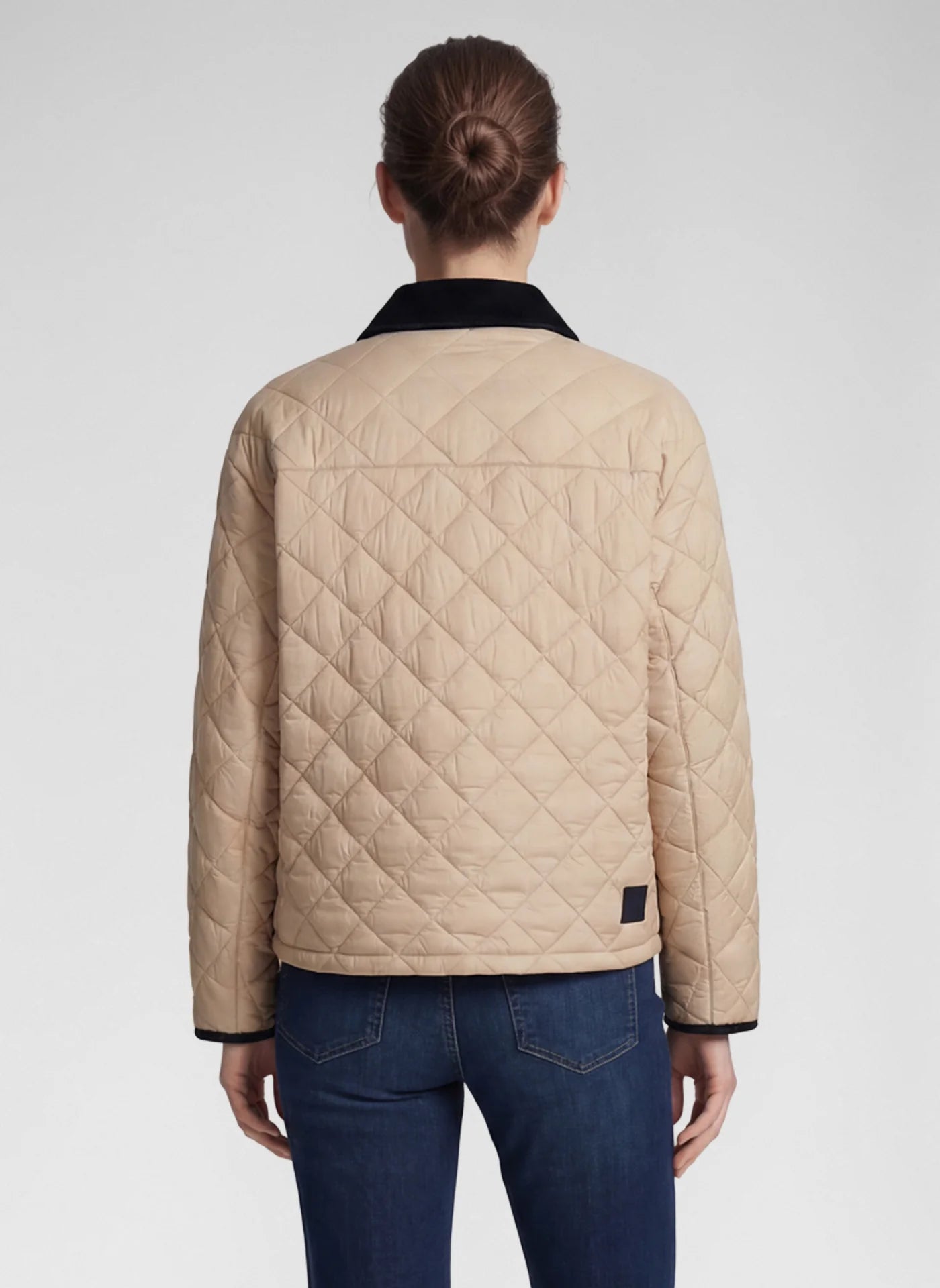 QUILTED JACKET - BISCUIT