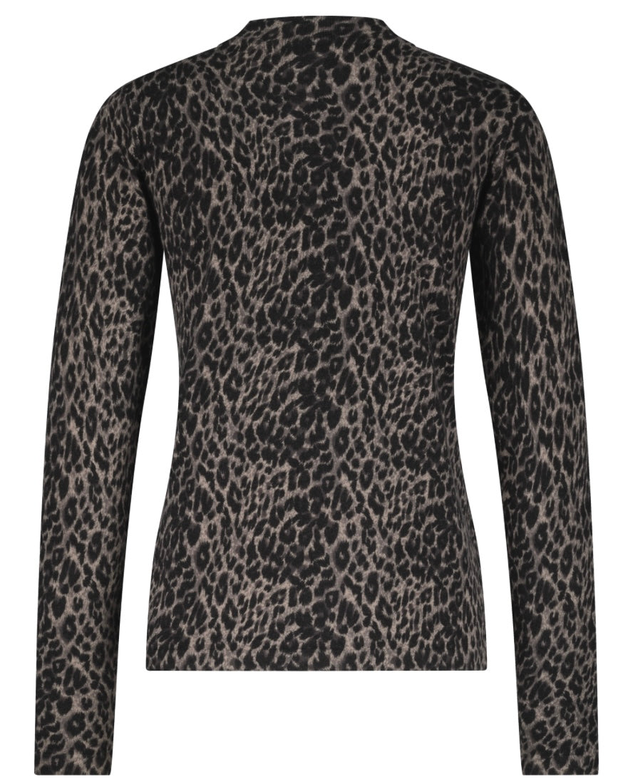 Sweet Animal Print Black