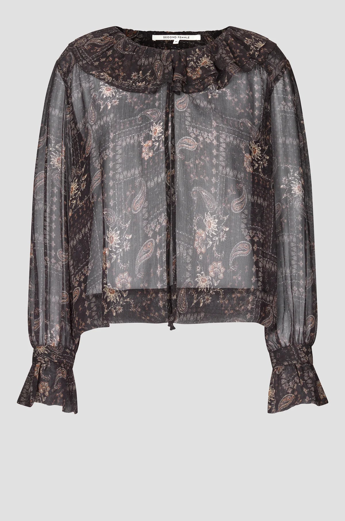 Paislia Frill Blouse