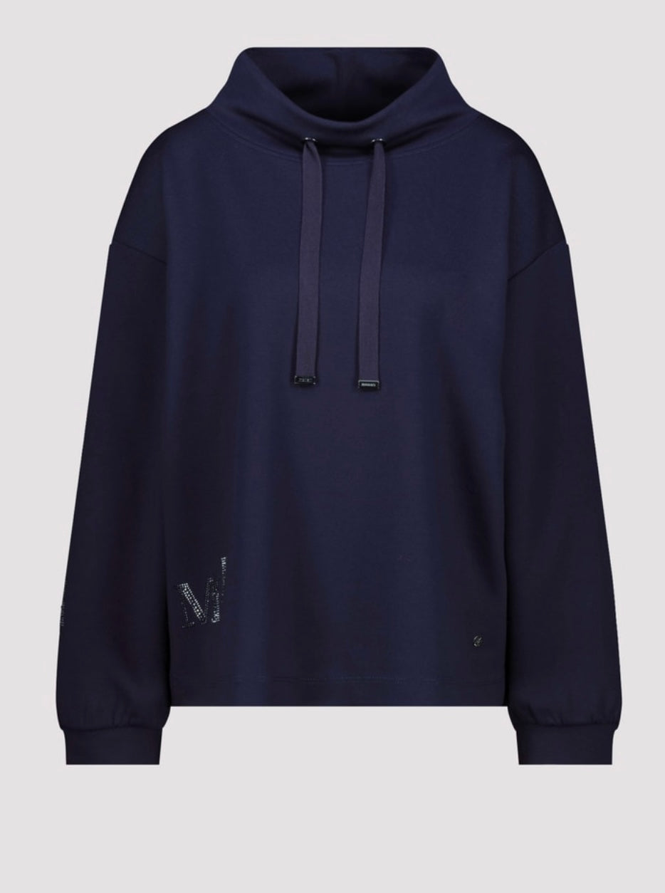 NEWSWEATSHIRT WITH DECORATIVE DETAIL
COLOR:night sky