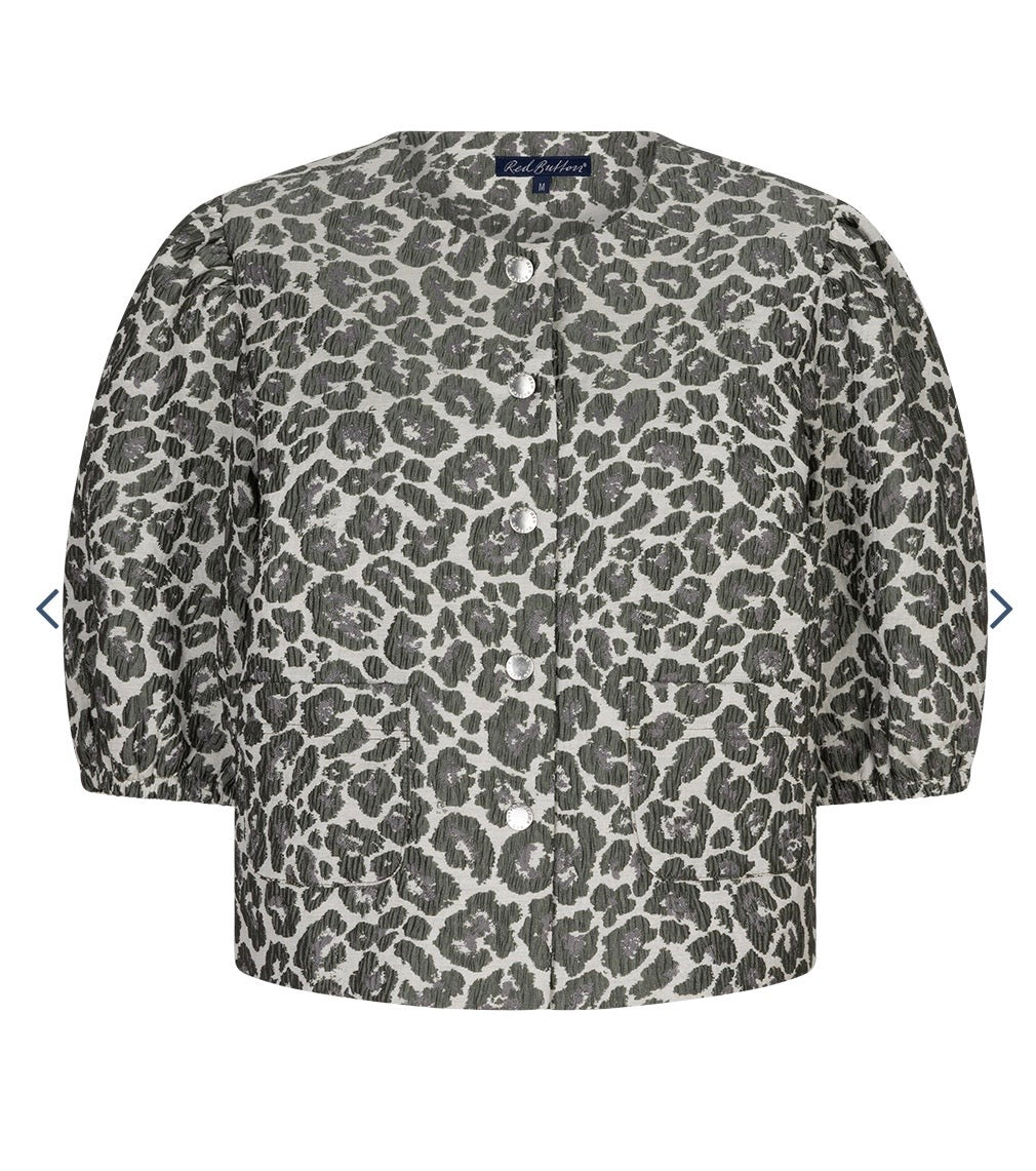 Danelle Leopard Jacquard multi lightkhaki