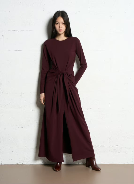 Eco-friendly
New
Suncoo
Lange jurk met ronde hals - Purple – CLOUD