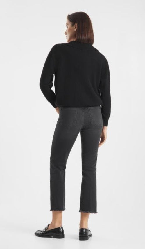 Vic 6/8 Cropped
Ring Stretch Denim 980 asphalt
220268/9443