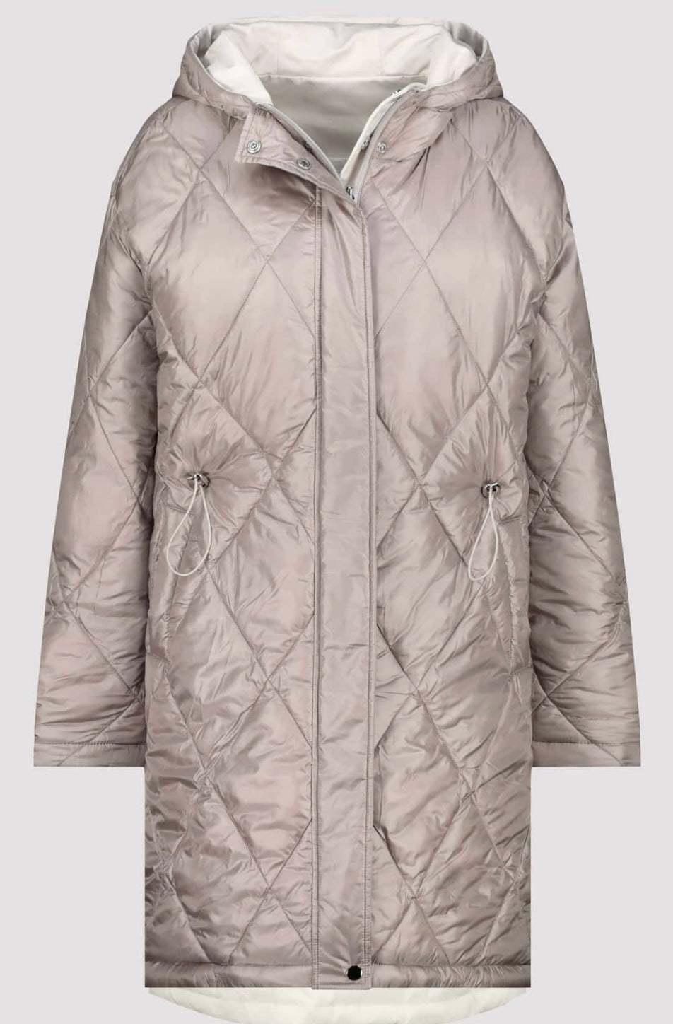 REVERSIBLE COAT
COLOR: Oat milk