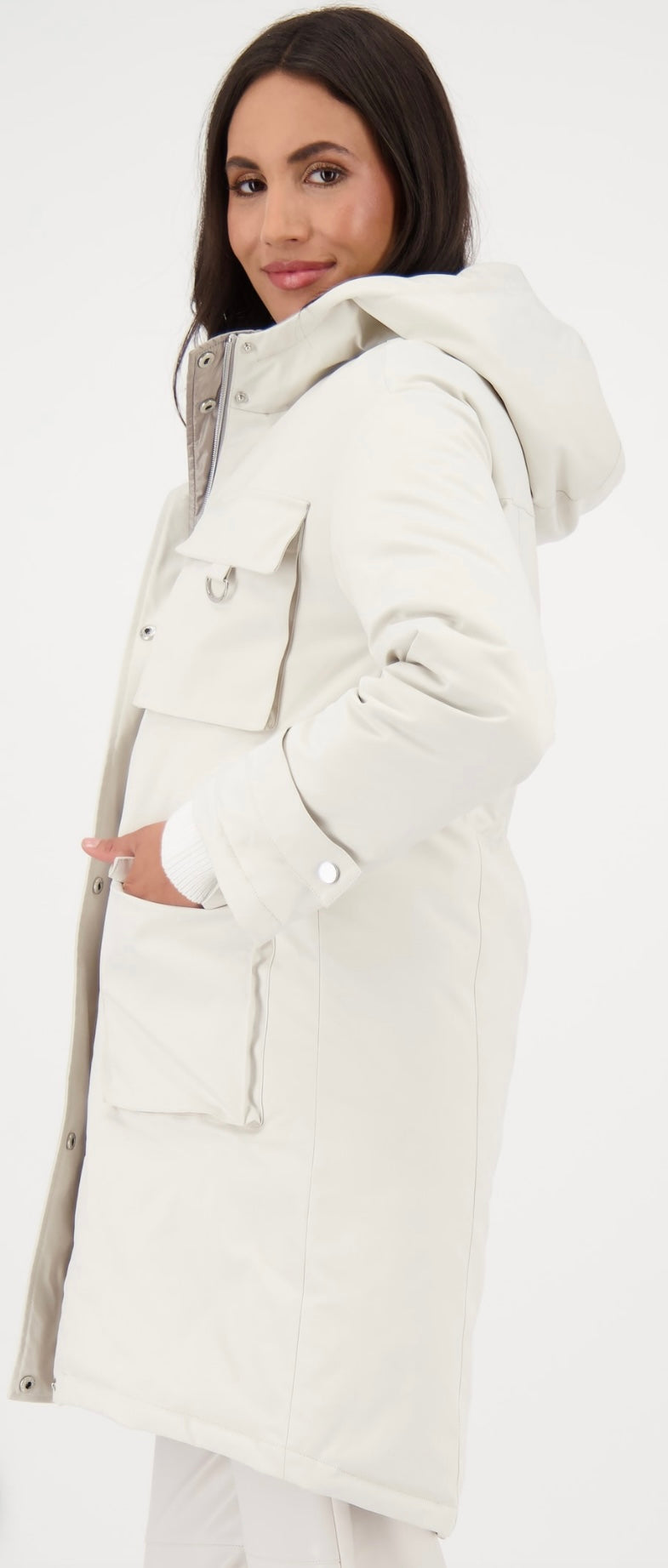REVERSIBLE COAT
COLOR: Oat milk