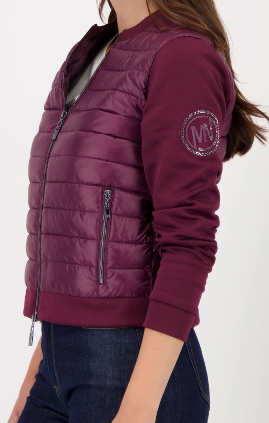 QUILTED JACKET WITH NEOPRENE
COLOR:Bordeaux