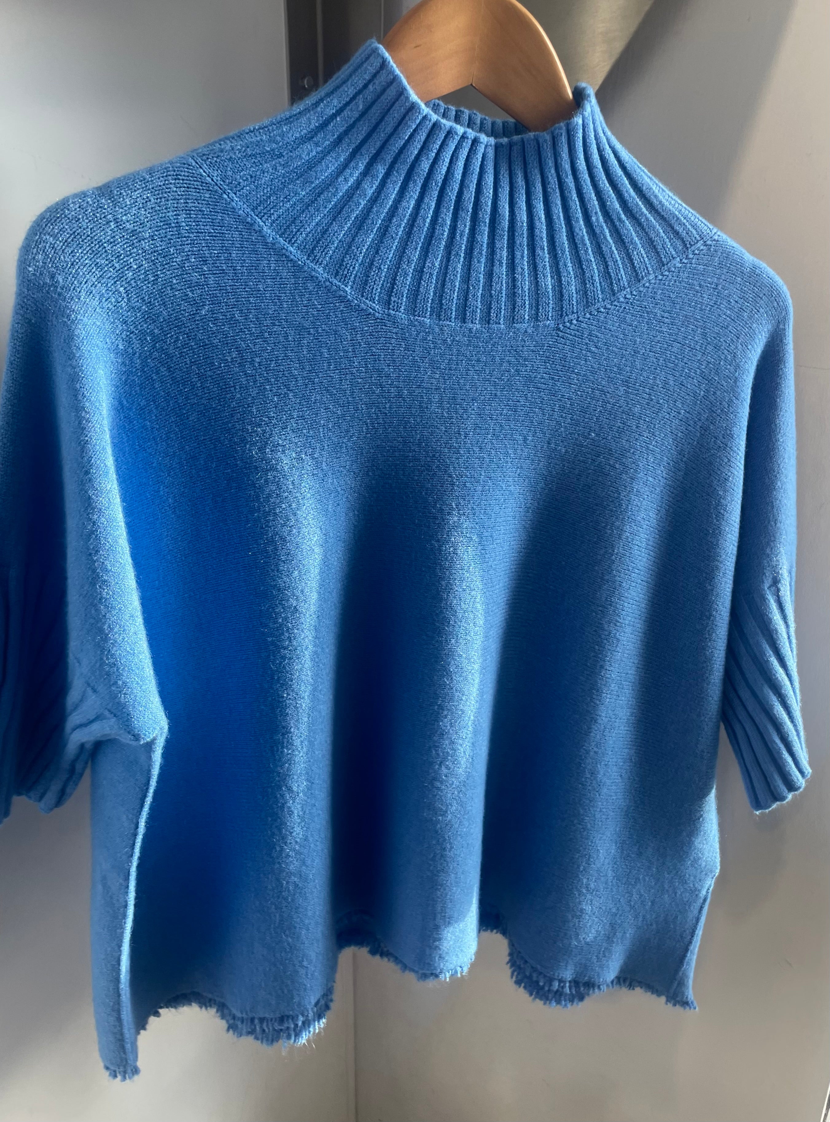 Lily jumper in blue denim