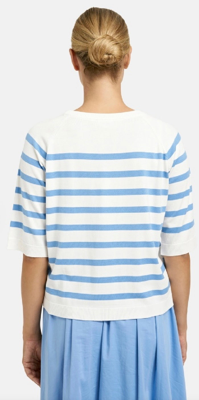 Milano stripe capri knit jumper