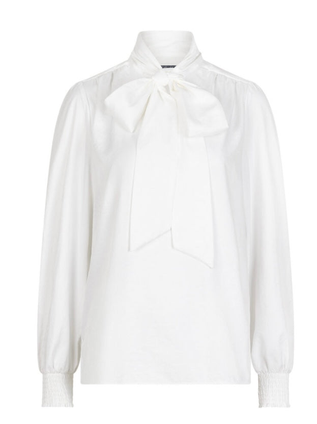 Red Button Estelle bow sparkle on Offwhite