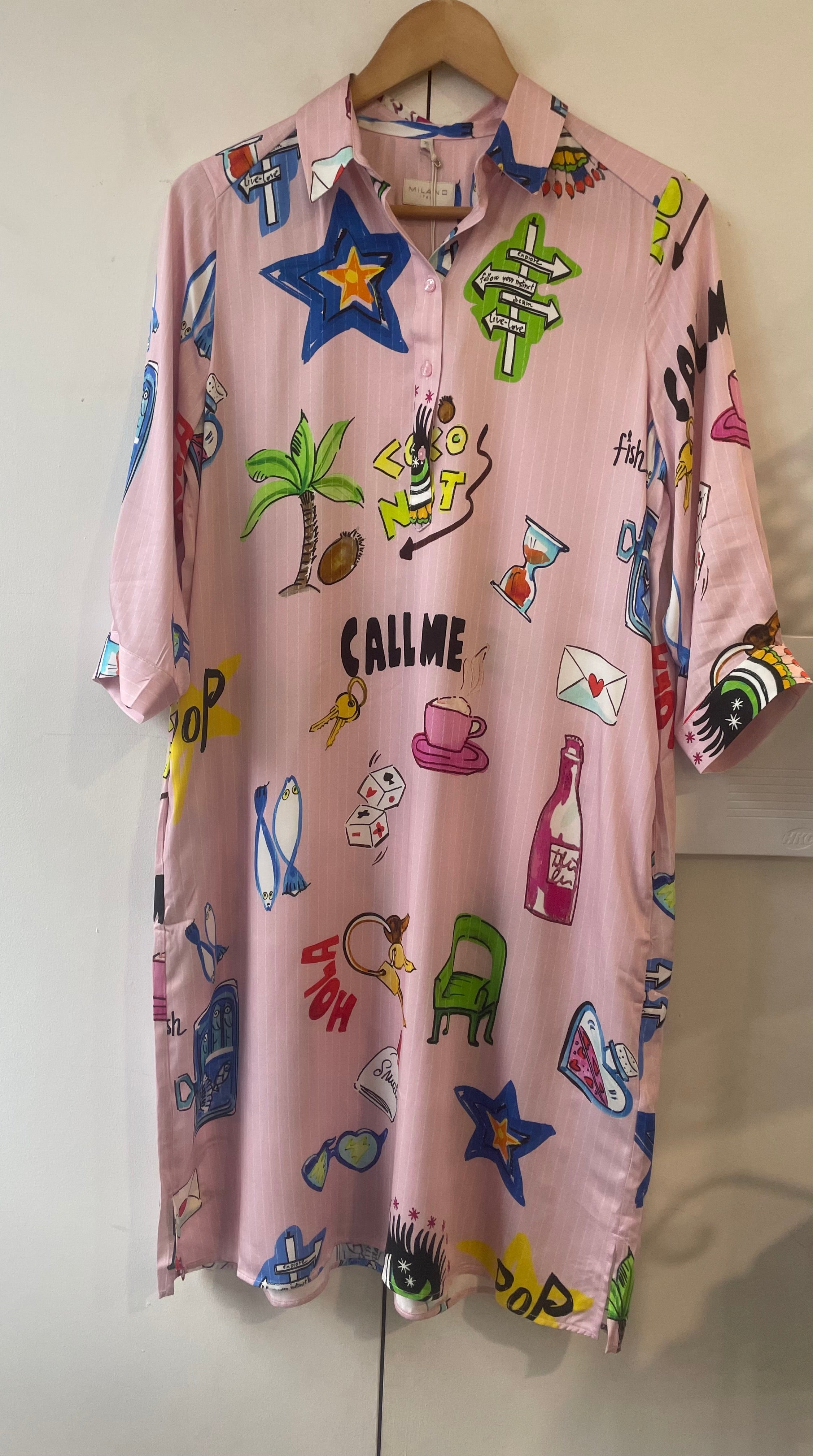 Milano patterned dress