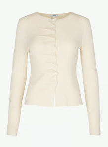 New
Suncoo
Straight fine-knit cardigan - Beige – GAMIRA