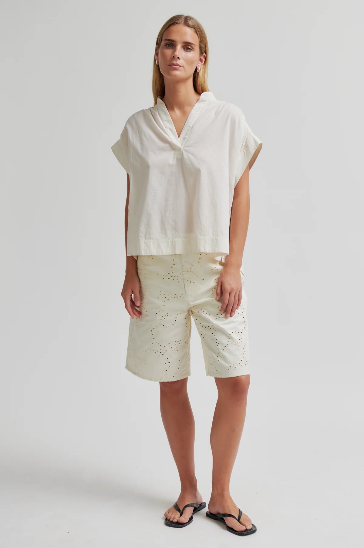 Avida Oversize Top in eggnog