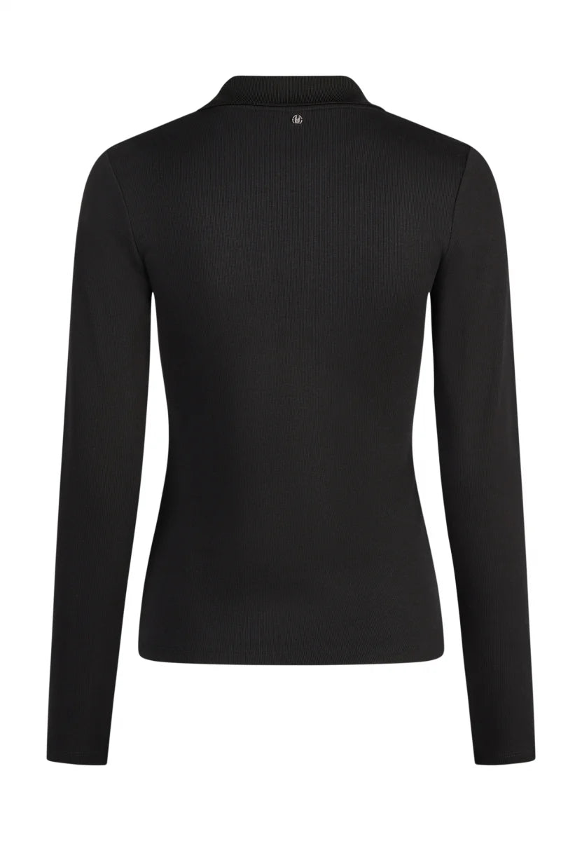 Polo shirt with decorative trim