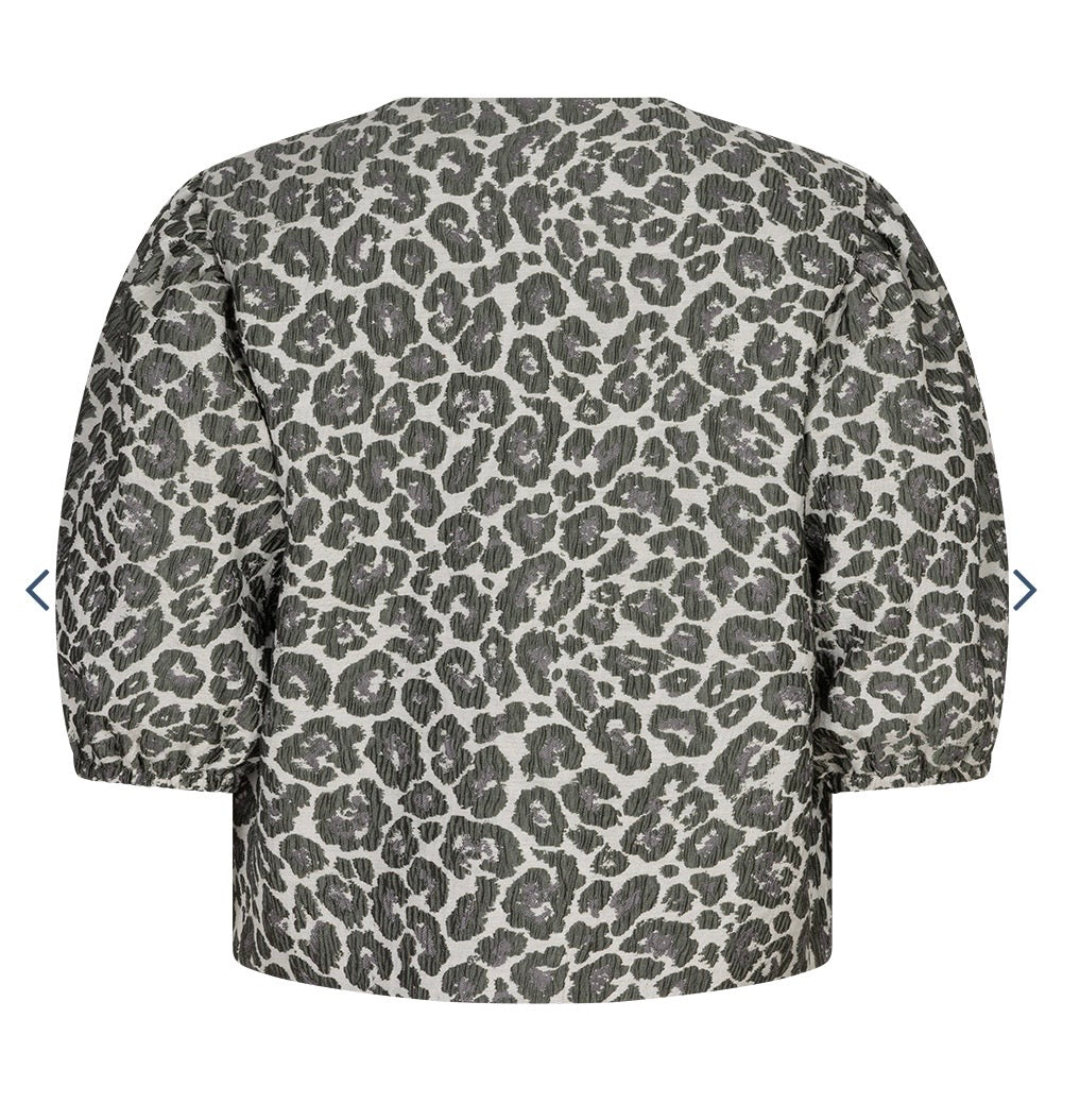 Danelle Leopard Jacquard multi lightkhaki