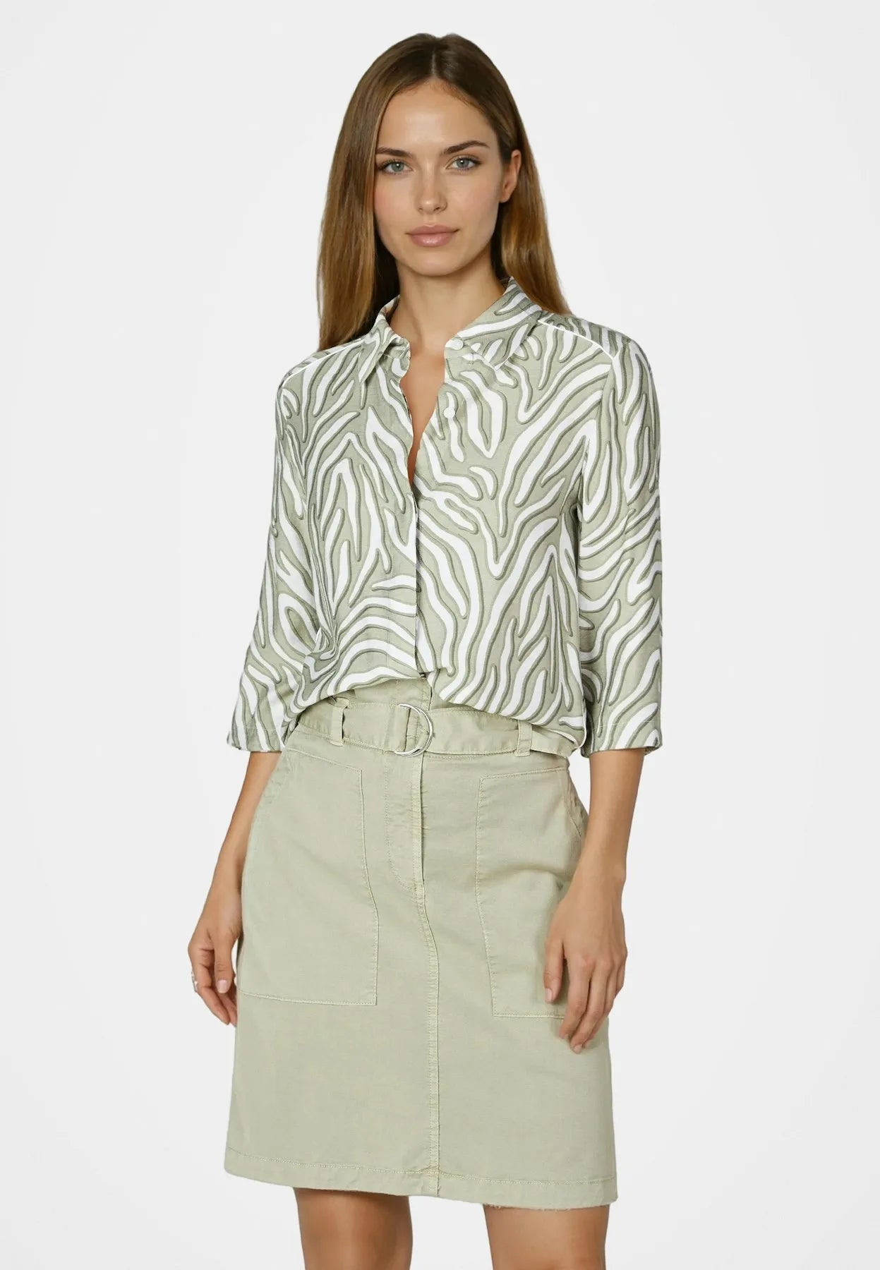 Marc Aurel print blouse