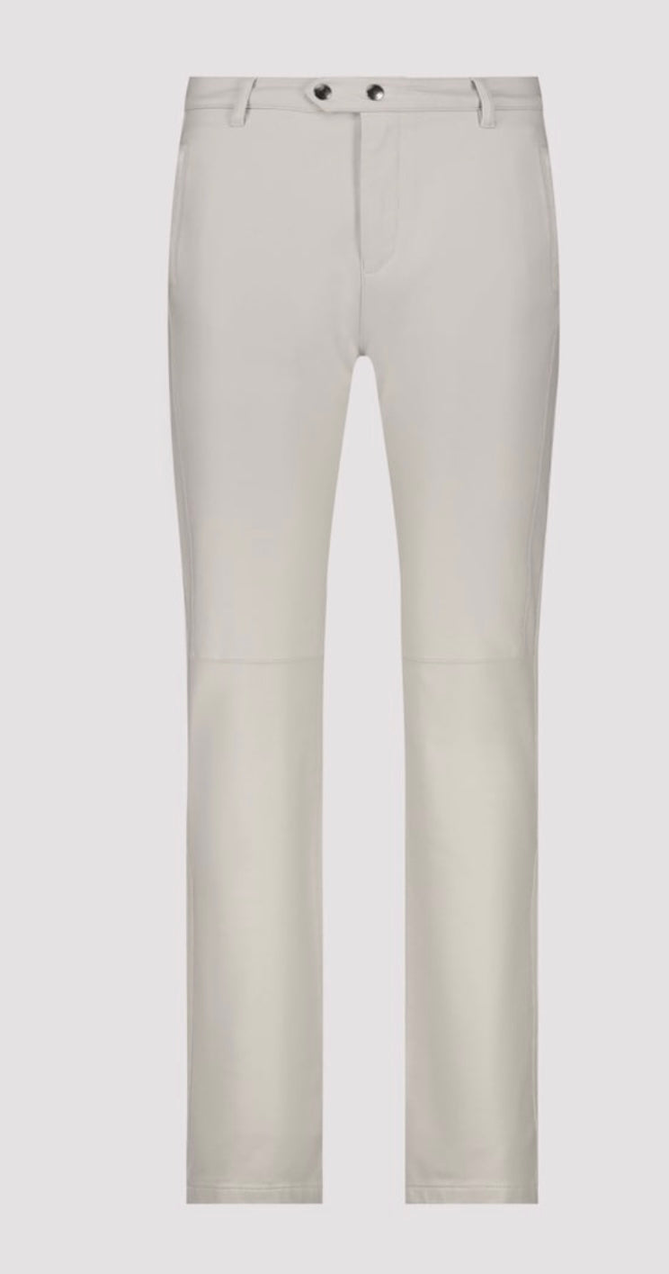 STRAIGHT LEG LEATHER TROUSERS
COLOR:Greige