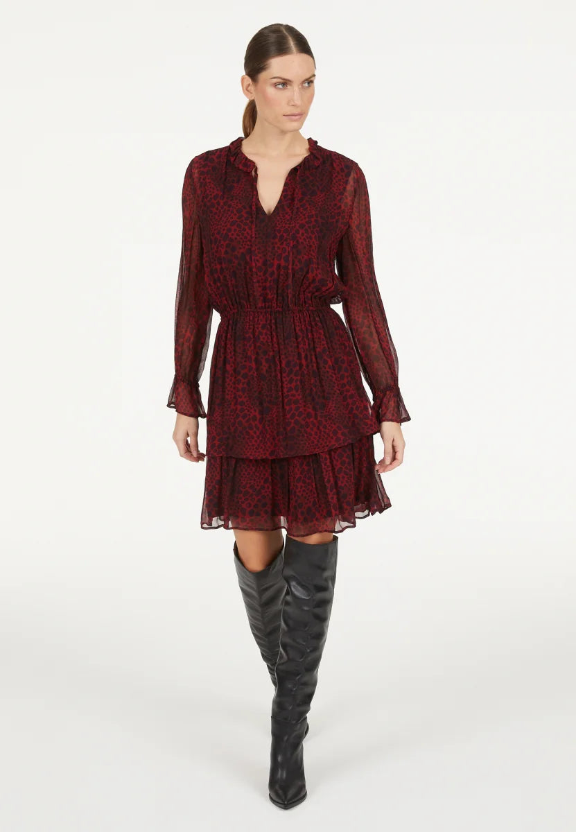 Boho Reptile Print Dress