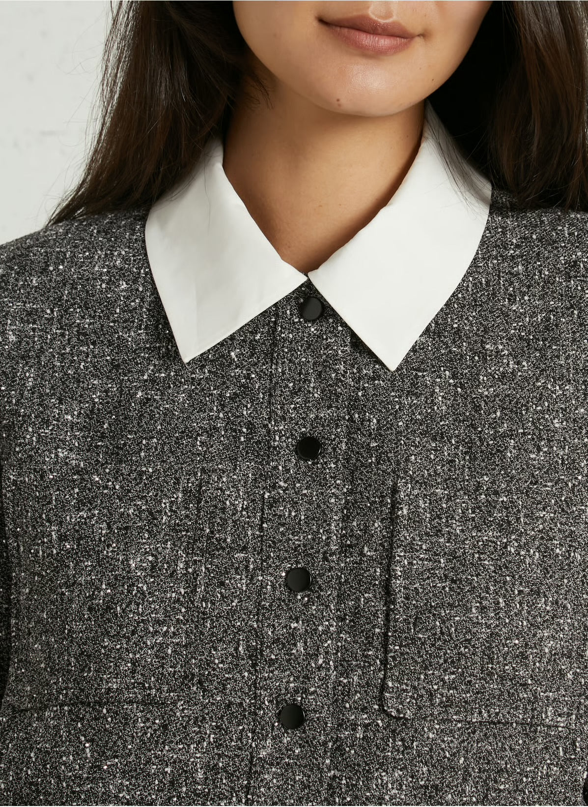 Suncoo
Straight-cut jacket with classic collar - Black – LINO
