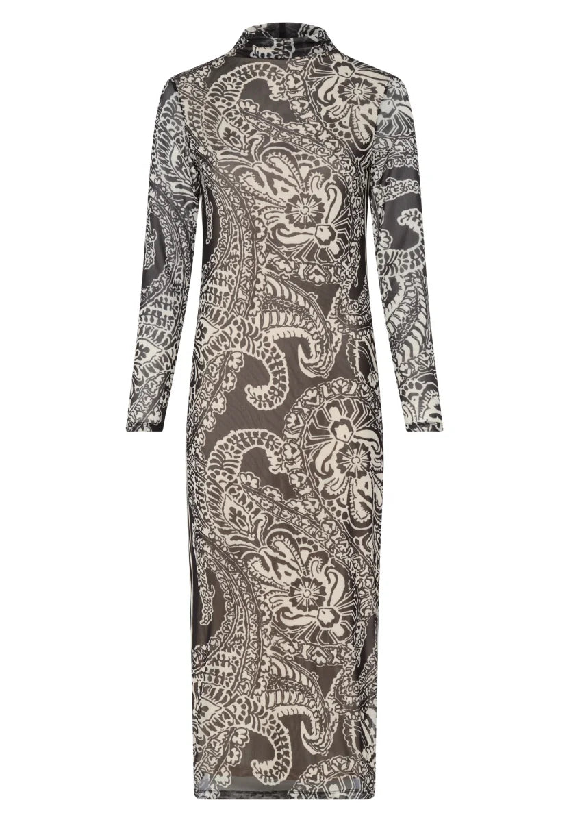 Blow-Up Paisley Print Dress
Black varied