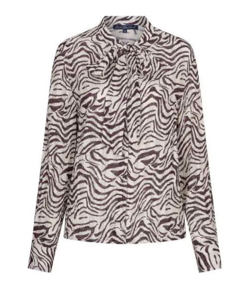 Red Button – Blouse Zebra burgundy