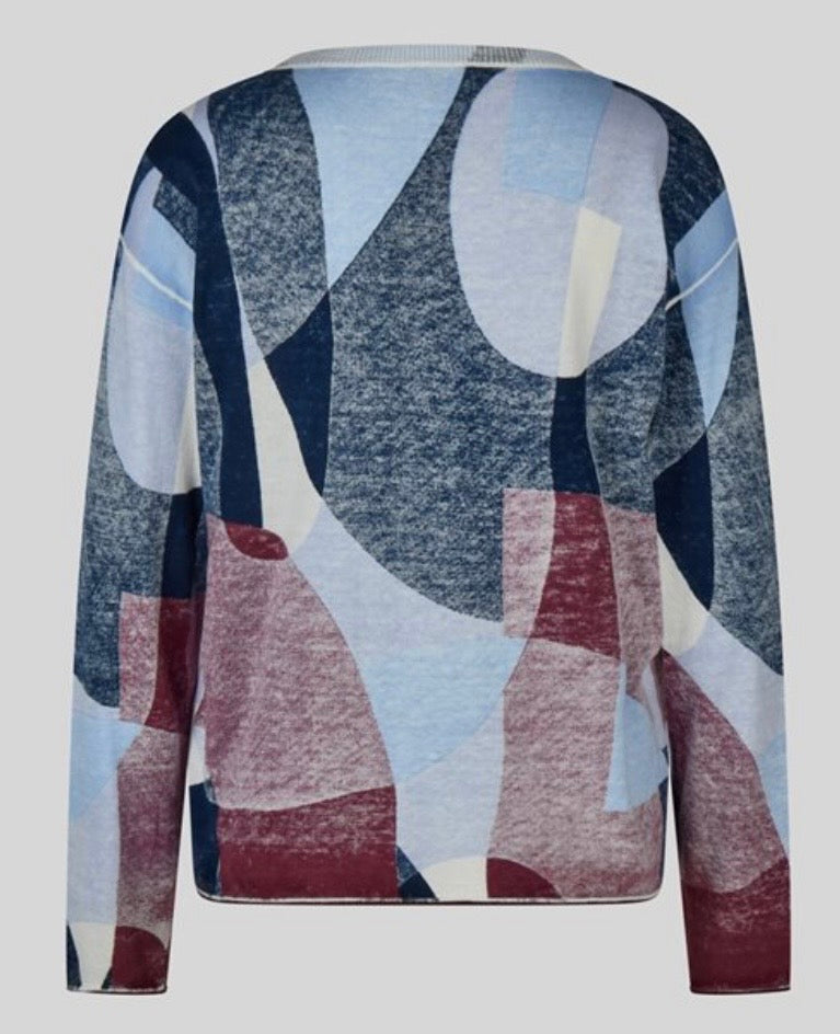 Rabe Abstract Print
Cotton Knit Jumper Light
Blue