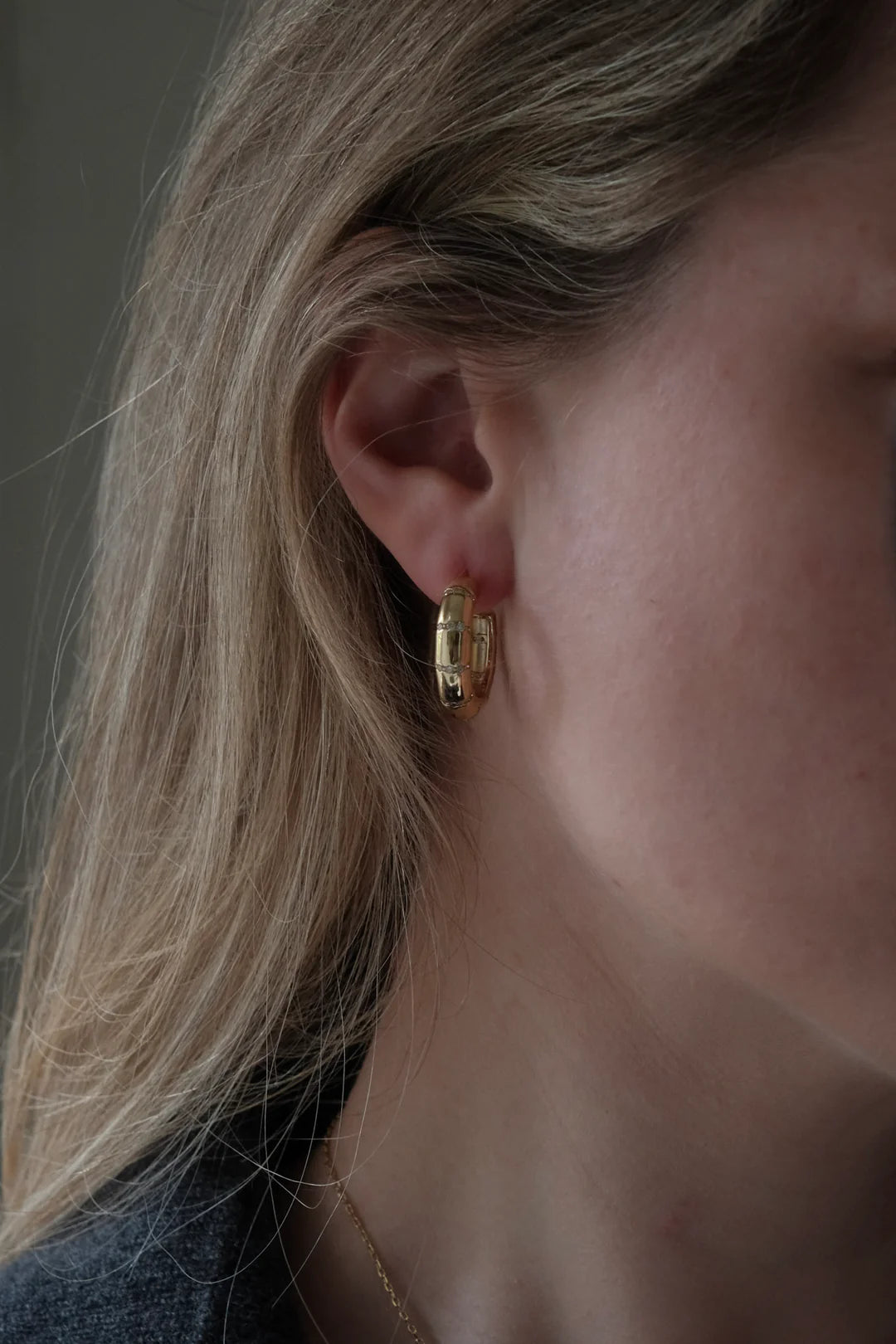 Gold Noor Hoops