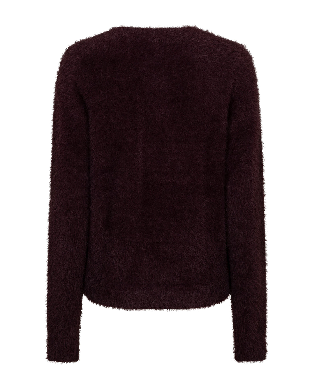Sweet fuzzy burgundy