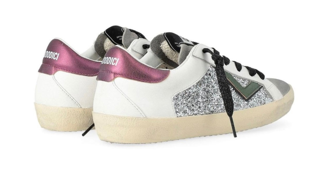 4B12 Supreme Shoe in Silver and Purple