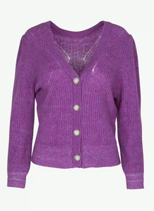 Suncoo
Gilet col V en laine mélangée - Purple – POLLEN