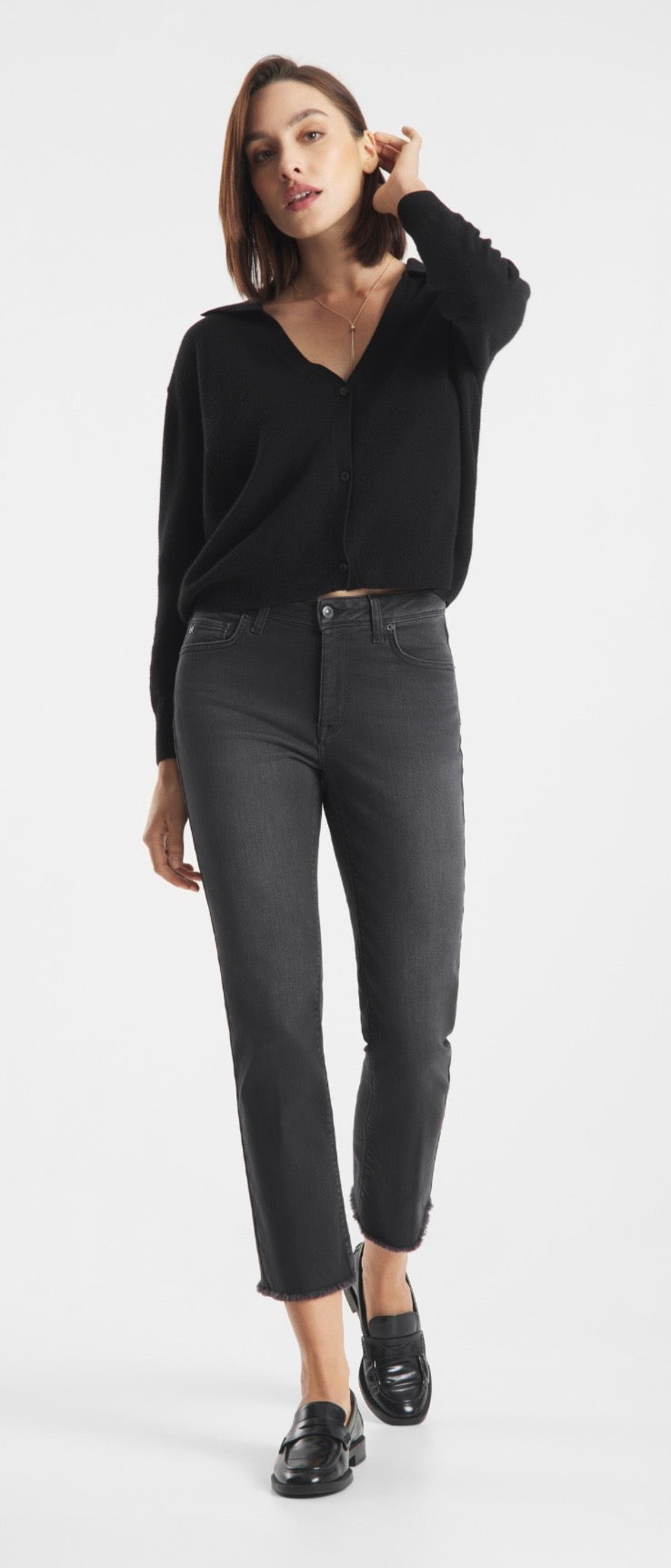 Vic 6/8 Cropped
Ring Stretch Denim 980 asphalt
220268/9443