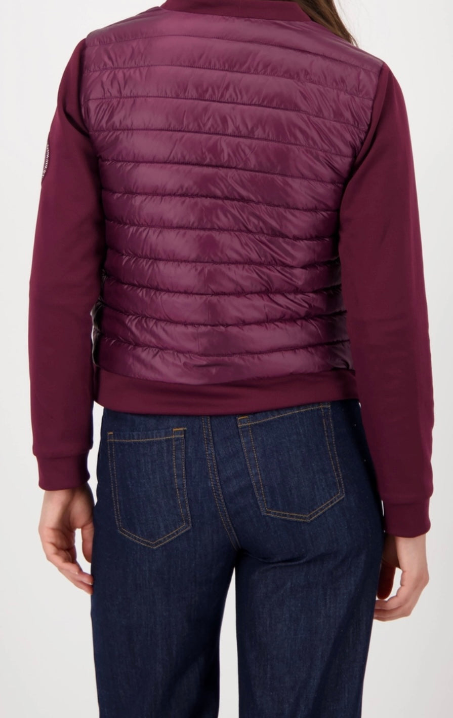 QUILTED JACKET WITH NEOPRENE
COLOR:Bordeaux