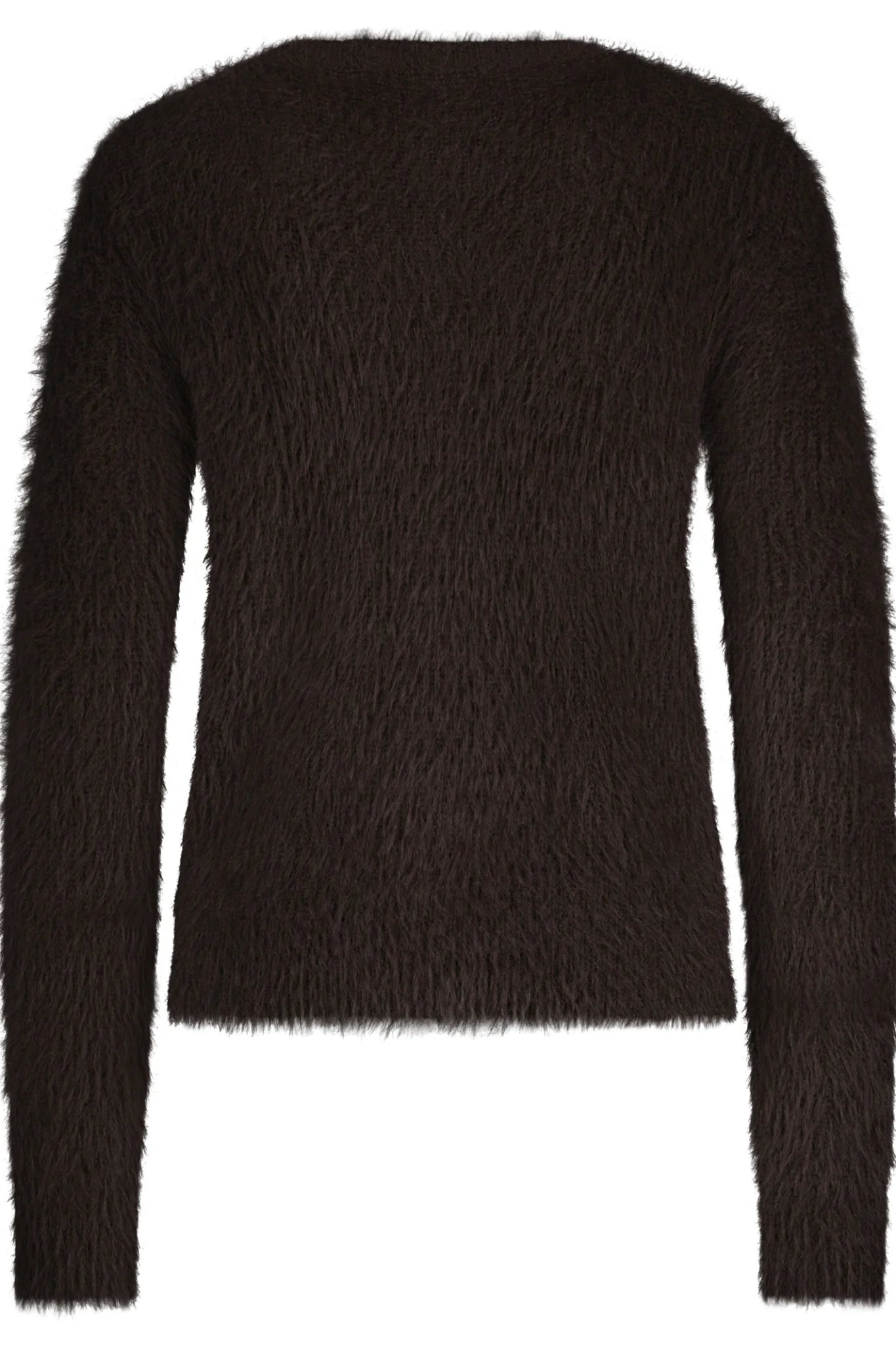 Red Button SRB4643 Cardigan Fuzzy Espresso